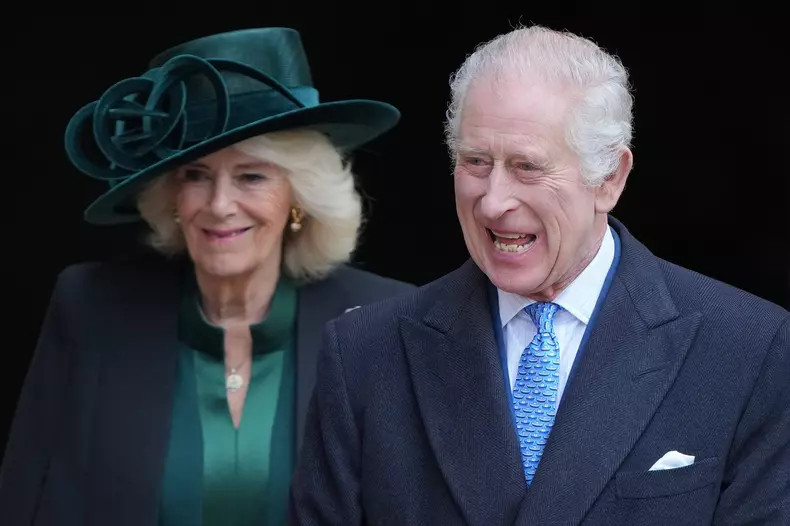 Members of The Royal Family attend Easter Service