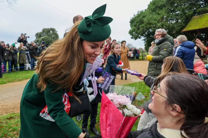 *NO UK PAPERS / MAGAZINES OK* Royal Family At Christmas Day Church Service In Sandringham, Norfolk - 25 Dec 2024