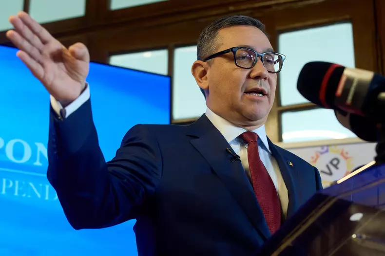 Bucharest,,Romania.,6th,Mar,,2025:,Victor,Ponta,Holds,A,Press