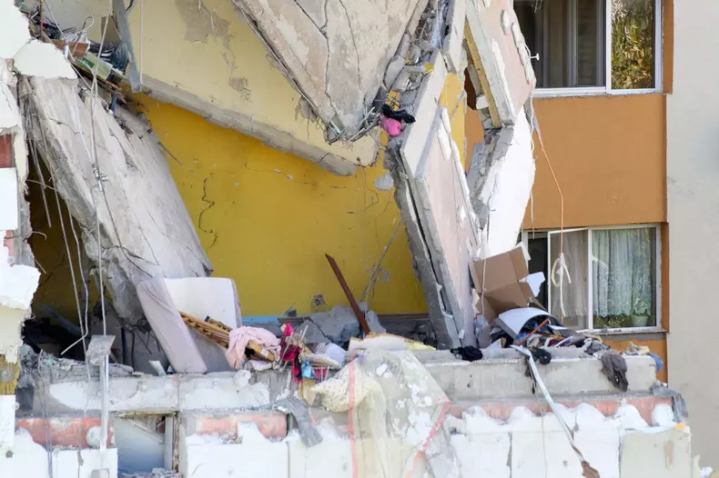 Deadly Gas Explosion Hits Residential Building in Bucharest, Romania - 17 Oct 2025