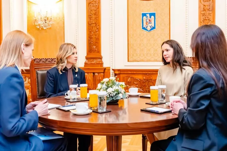Mirabela Grădinaru și Olena Zelenska s-au întâlnit la Cotroceni (3)