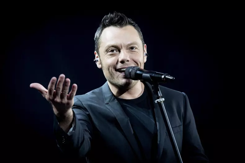 Turin, Italy 21st june 2017,  The Italian singer Tiziano Ferro performs in Turin at stadio Olimpico gran Torino Photo: Cronos/Alberto Gandolfo