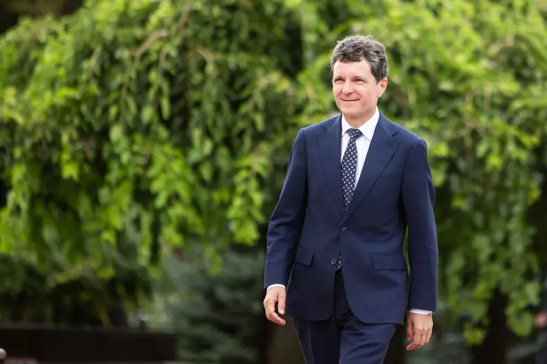 Chisinau, Moldova - august 27, 2026: Official visit of Romanian President Nicușor Dan to the Republic of Moldova.
