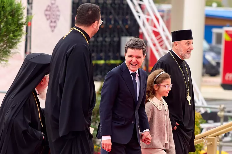 Worlds Largest Orthodox Cathedral, Icons Consecration, Bucharest, Romania - 26 Oct 2025