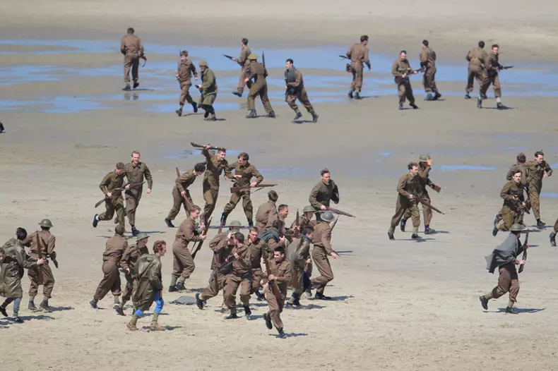 On the set of new movie 'Dunkirk'