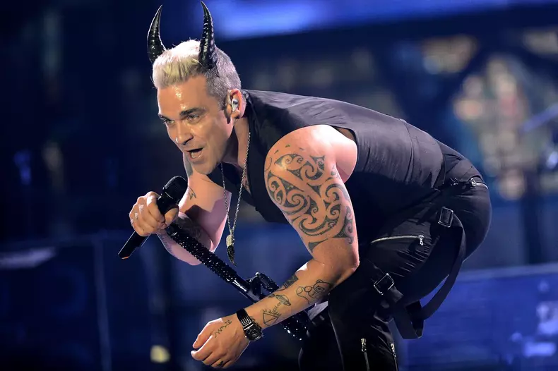 Robbie Williams ia medicamente pentru a slăbi 