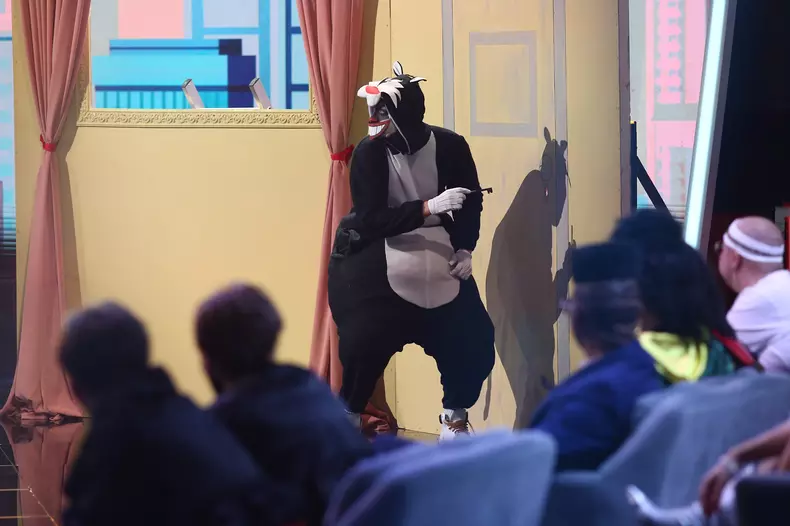 Jo și Liviu, moment marca Looney Tunes, la Te cunosc de undeva! - 13 aprilie 2024  (2)