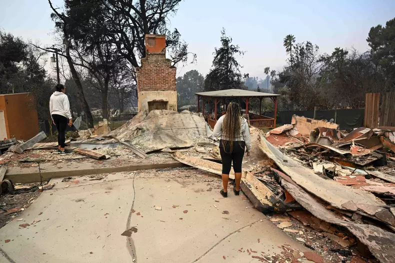 Eaton wildfire in Los Angeles