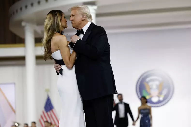Newly-Sworn In President Trump Attends Inaugural Balls - DC