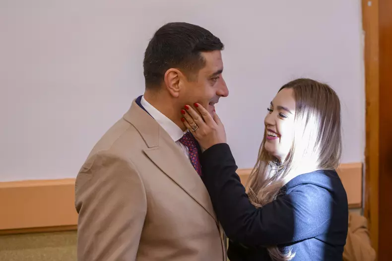 BUCURESTI - ALEGERI PREZIDENTIALE - TURUL I - GEORGE SIMION