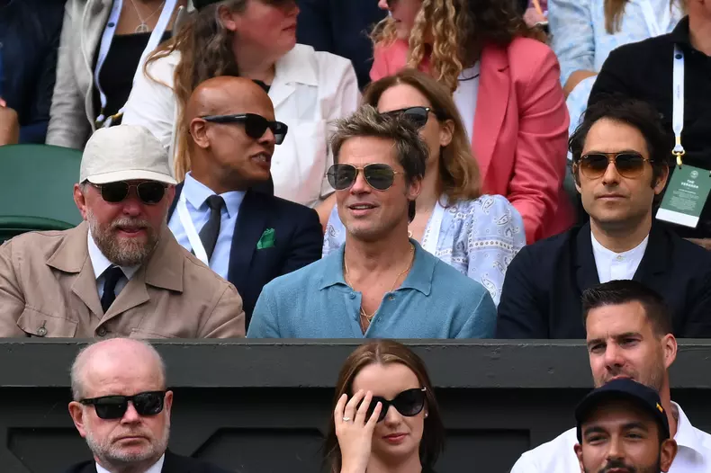 Wimbledon - Brad Pitt Attends Men's Final