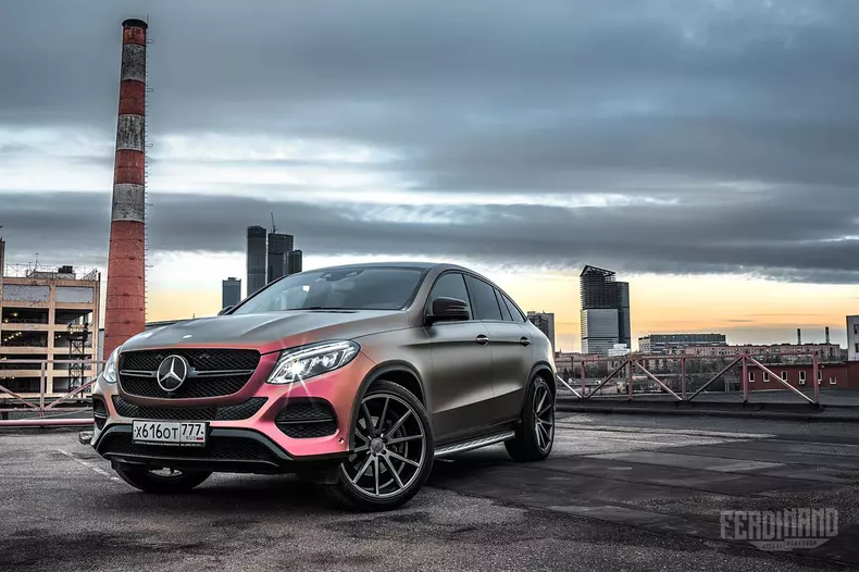 mercedes-benz gle coupe folie cameleon (6)