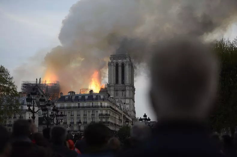 Incendiu la catedrala Notre-Dame din Paris