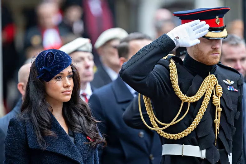 Meghan Markle și prințul Harry Crăciun