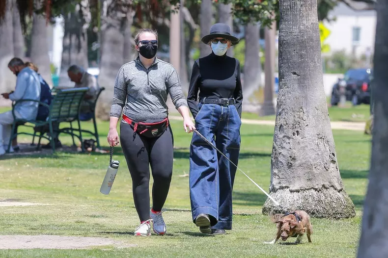 *EXCLUSIVE* Diane Keaton spends father's day with her daughter Dexter Keaton