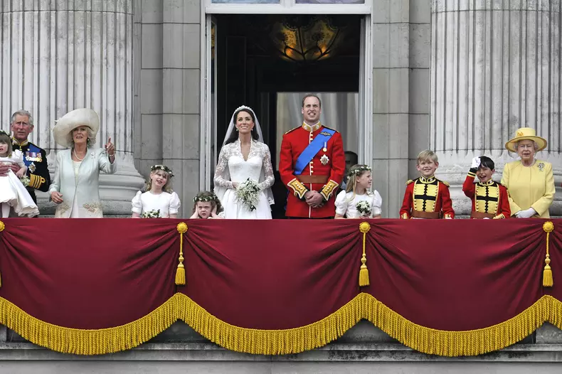 The wedding of Prince William and Catherine Middleton, Buckingham Palace, London, Britain - 29 Apr 2011