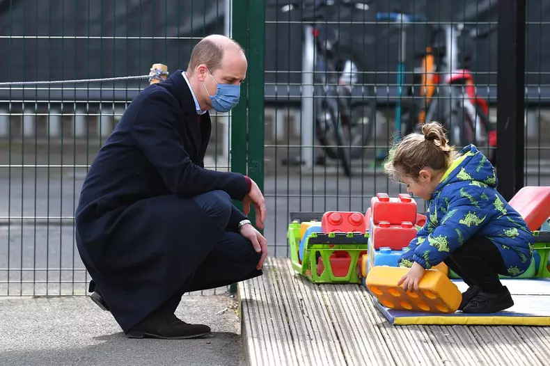 Prince William, Duke of Cambridge and Catherine, Duchess of Cambridge visit School21, London, UK - 11 Mar 2021