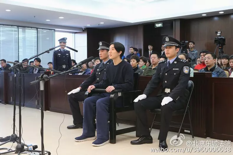 Jaycee Chan le fils de Jackie Chan emprisonné pour 6 mois