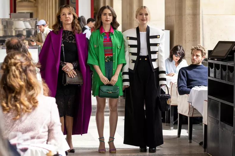 Stills from the TV series "Emily in Paris"