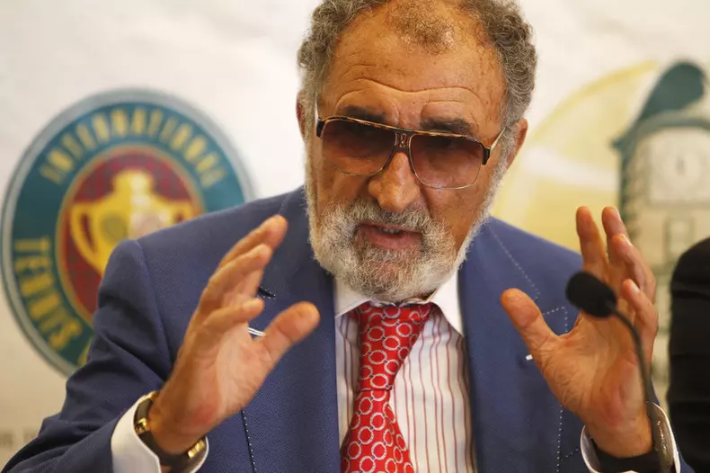 Romanian former tennis great and businessman Ion Tiriac