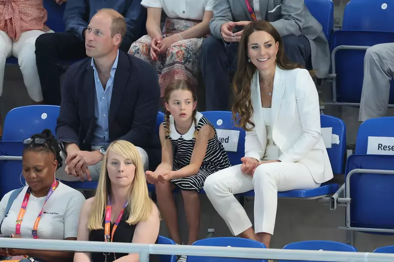 Prince William and Kate Middleton at the Commonwealth Games