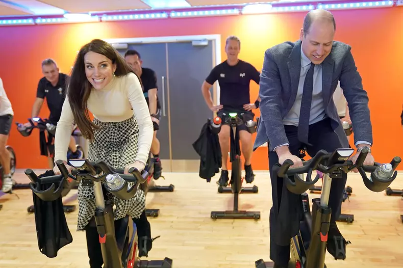 Prince William and Catherine Princess of Wales visit the Aberavon Leisure and Fitness Centre, Port Talbot, Wales, UK - 28 Feb 2023