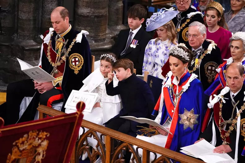 The Coronation of King Charles III and Queen Camilla at Westminster Abbey, London.