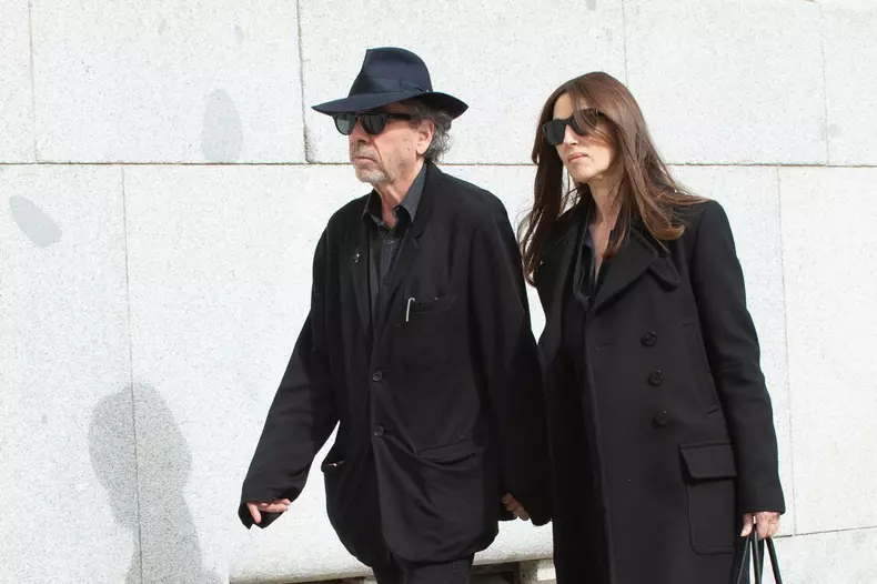 PREMIUM EXCLUSIVE: Tim Burton and Monica Bellucci go public as a couple for the first time on a romantic trip to Madrid
