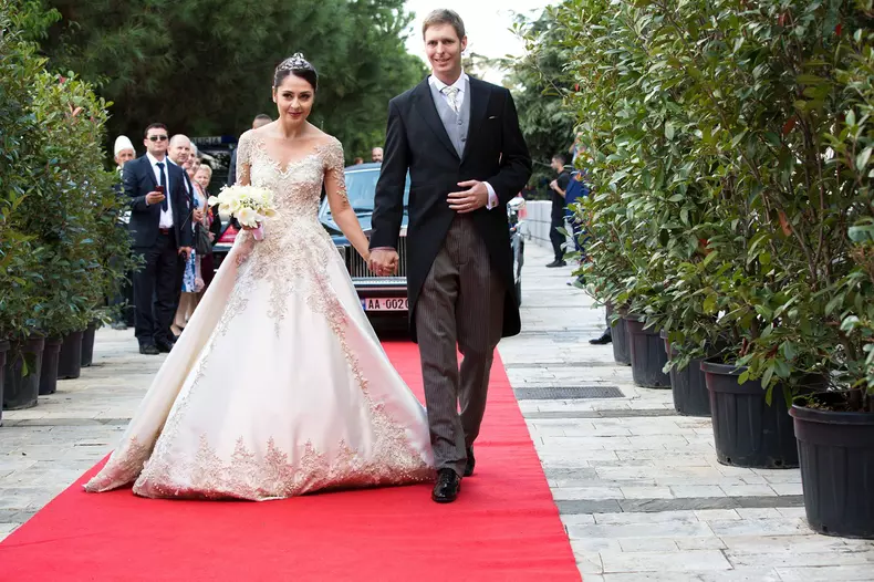 Le mariage du prince Leka II d'Albanie et d'Elia Zaharia à Tirana