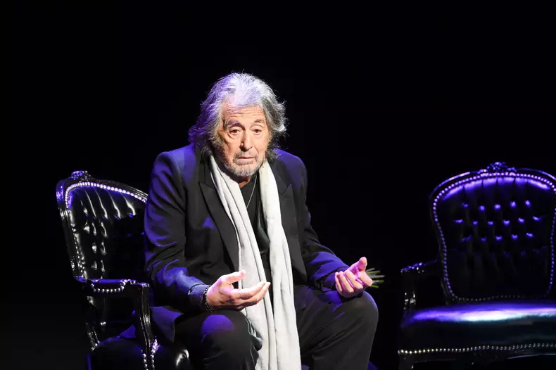 Exclusif - Al Pacino est sur la scène de la salle Pleyel pour sa conférence spectacle "An evening with Al Pacino" à Paris