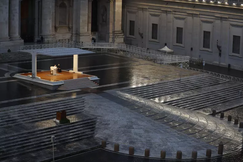 APTOPIX Virus Outbreak Vatican