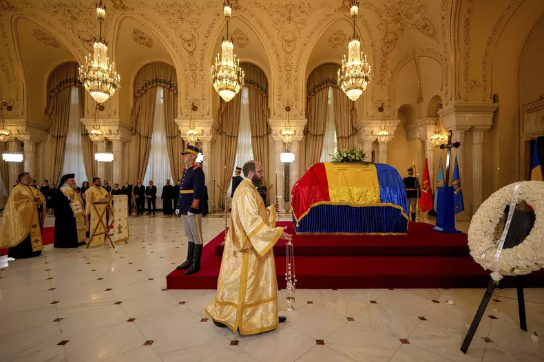 Romania Ion Iliescu Funeral