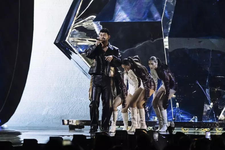 12.05.2026 - Europa, Österreich, Wien: 70. Eurovision Song Contest 2026 in der Wiener Stadthalle - Semi-final 1 (Dress R