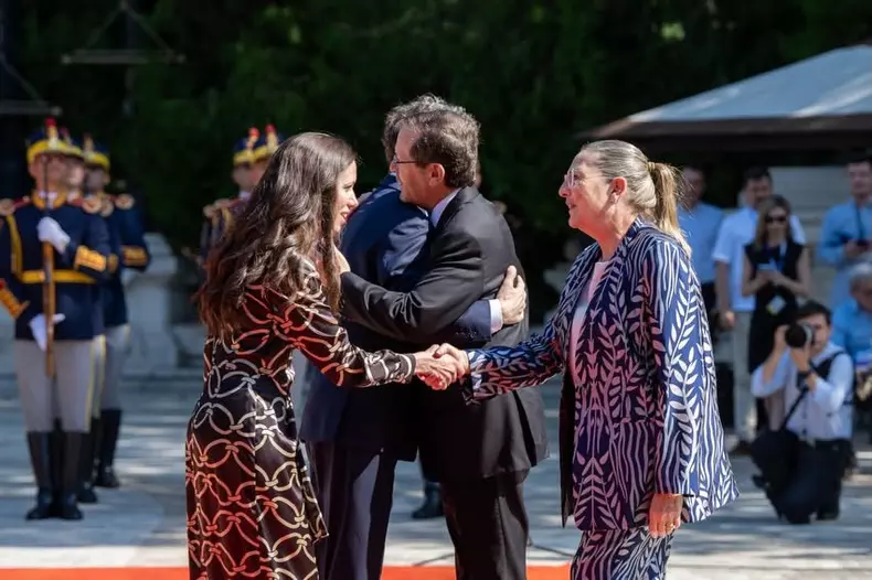 Mirabela Gradinaru primire oficiala Michal si Isaac Herzog 2