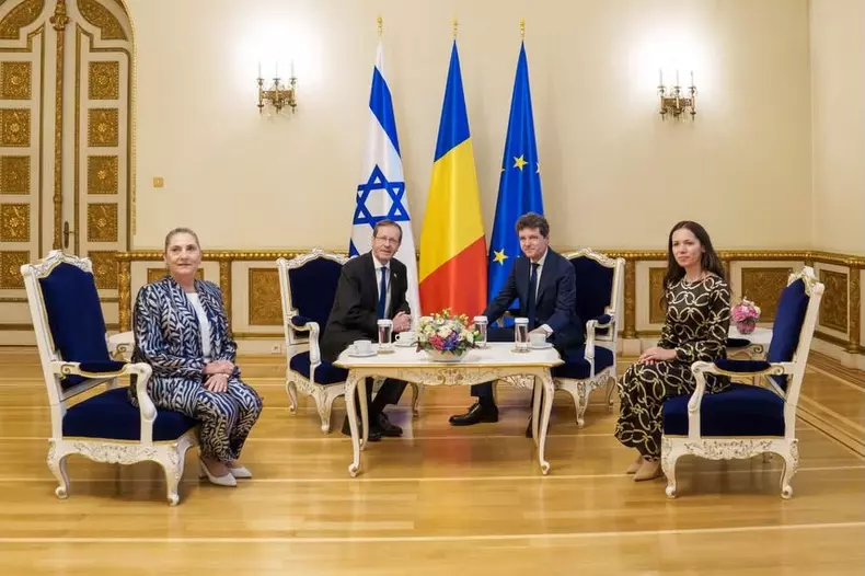 Mirabela Gradinaru primire oficiala Michal si Isaac Herzog 3