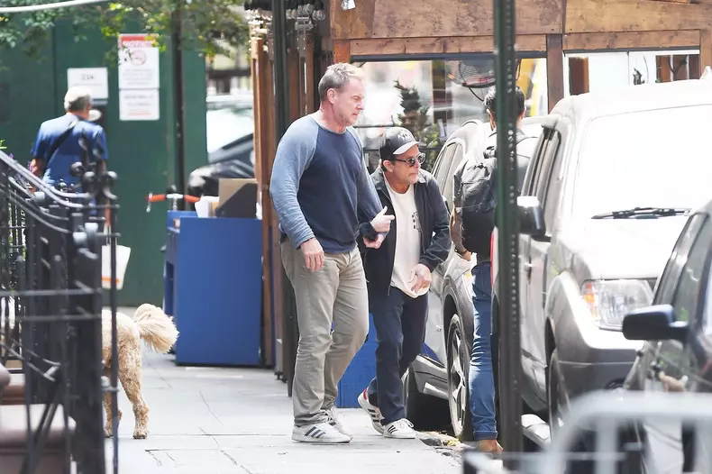 *EXCLUSIVE* Bradley Cooper and Michael J. Fox meet for lunch at L'Artusi in New York