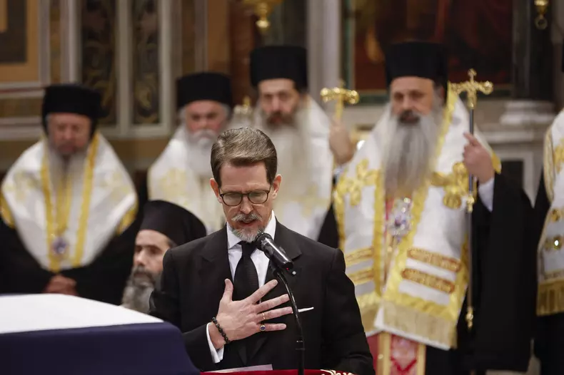 Funeral of King Constantine II in Athens