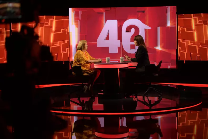 Magda Catone vine la 40 de întrebări cu Denise Rifai