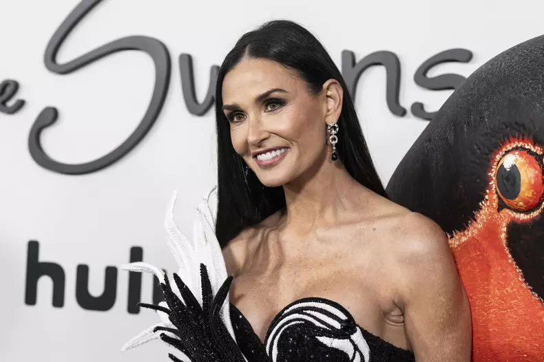 Demi Moore, la 61 de ani