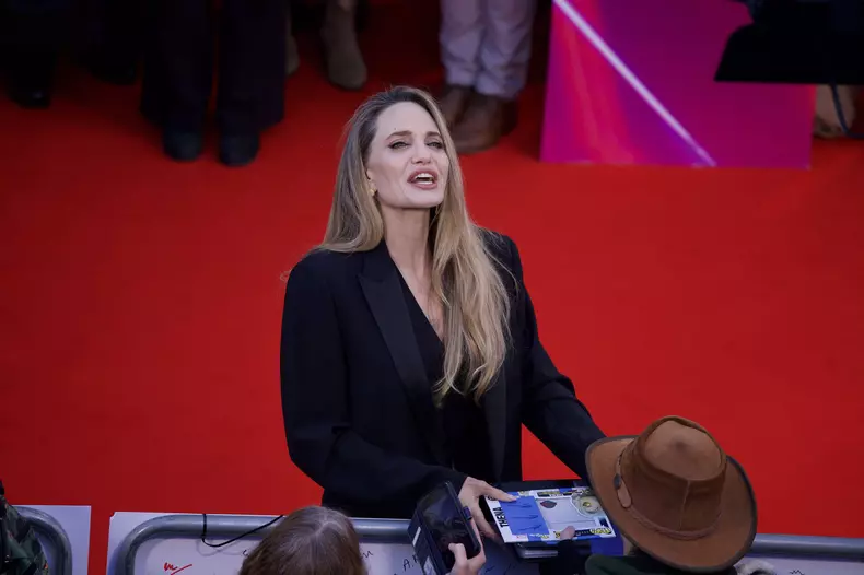 Maria premiere . 68th BFI London Film Festival London, UK. Angelina Jolie at Maria premiere. The 68th BFI London Film Fe