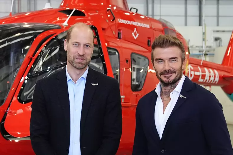 David Beckham, prieten bun cu Prințul William 