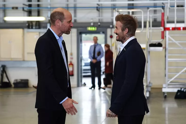 David Beckham, prieten bun cu Prințul William 