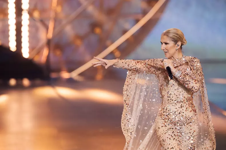 Concert de Celine Dion au défilé anniversaire Elie Saab "1001 Seasons of Elie Saab" à l'espace "The Venue" à Riyad, Arabie saoudite