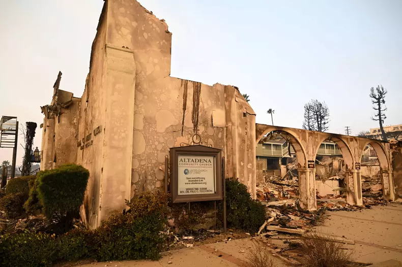 Eaton wildfire in Los Angeles