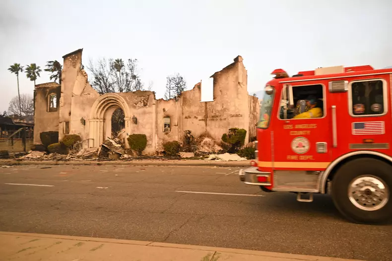 Eaton wildfire in Los Angeles