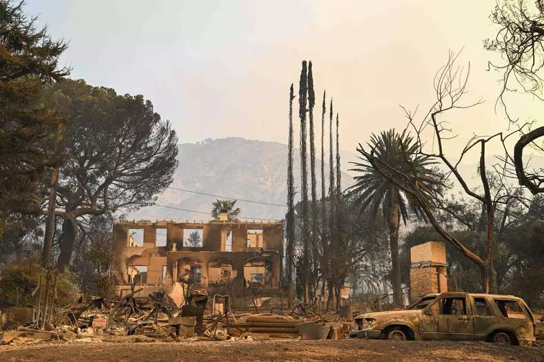Eaton wildfire in Los Angeles