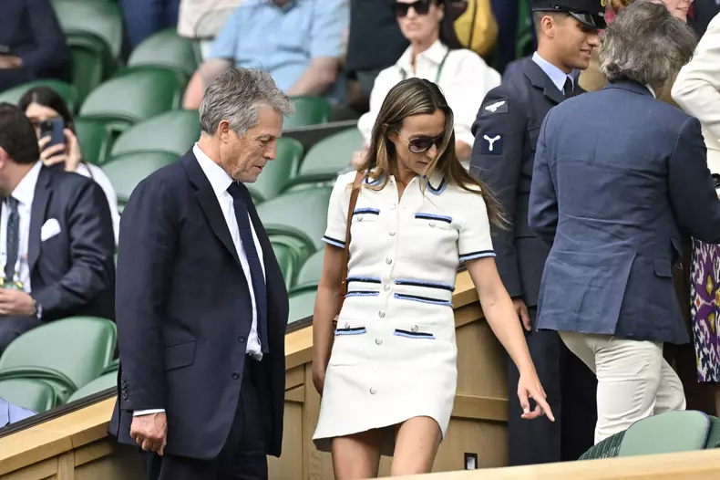 Les célébrités en tribunes du tournoi de Wimbledon à Londres