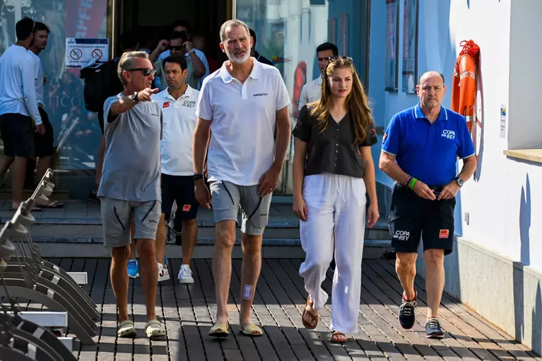 King Philip VI and Infanta Leonor enjoy father-daughter day at Mallorca regattas
