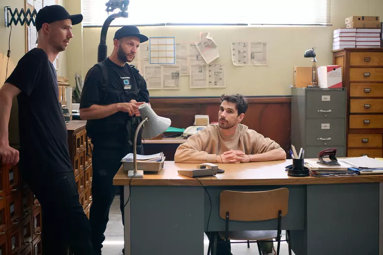 Anghel Damian și Zoran Simulov - on set TĂTUȚU'