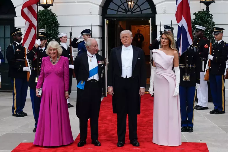 King Charles Attends White House State Dinner